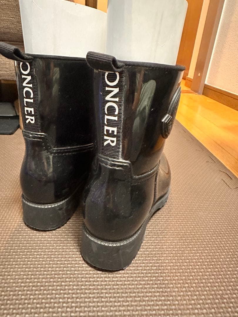 まみこさんに捧ぐ MONCLER ブラック レインブーツ size 39