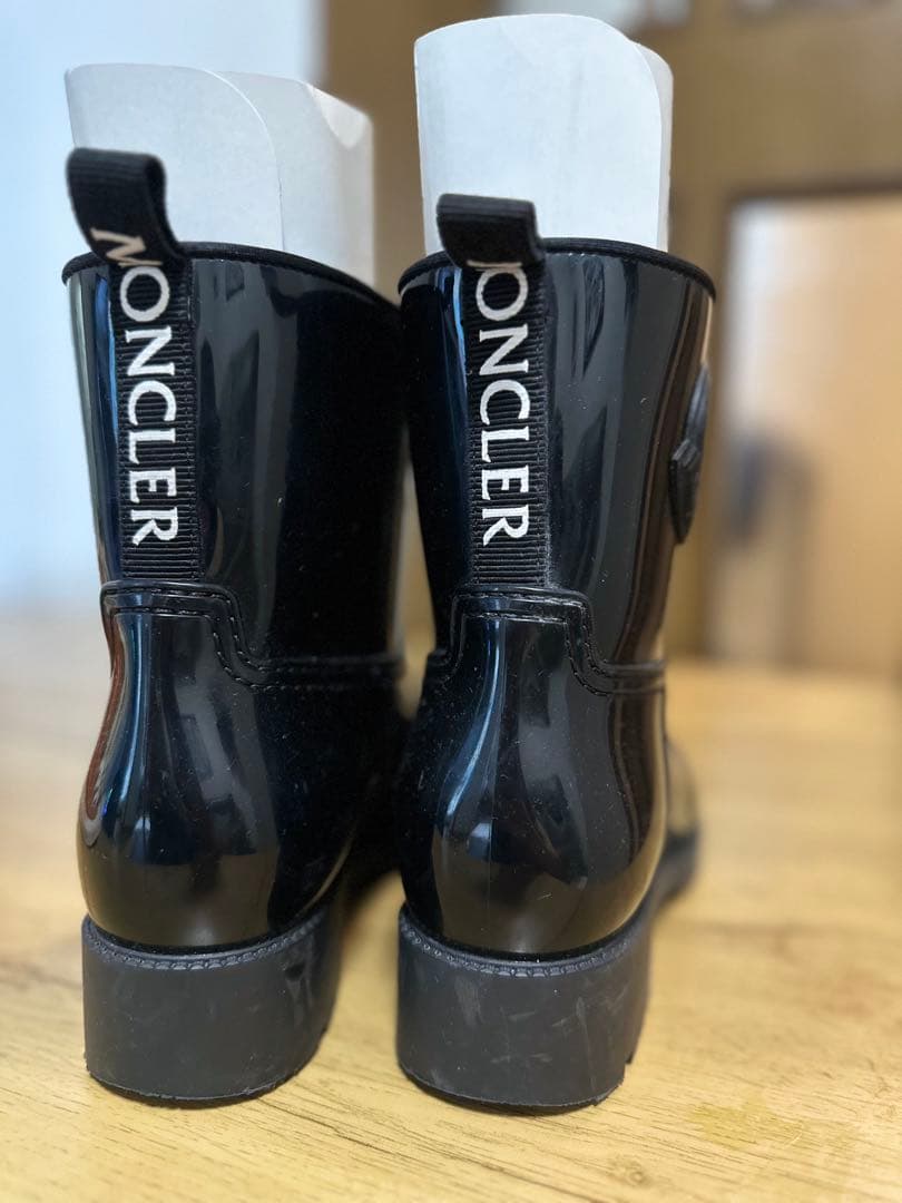 まみこさんに捧ぐ MONCLER ブラック レインブーツ size 39