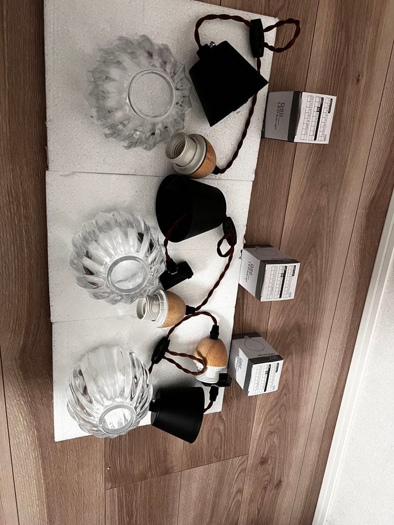 美品　ペンダントライト3個　購入時15800円