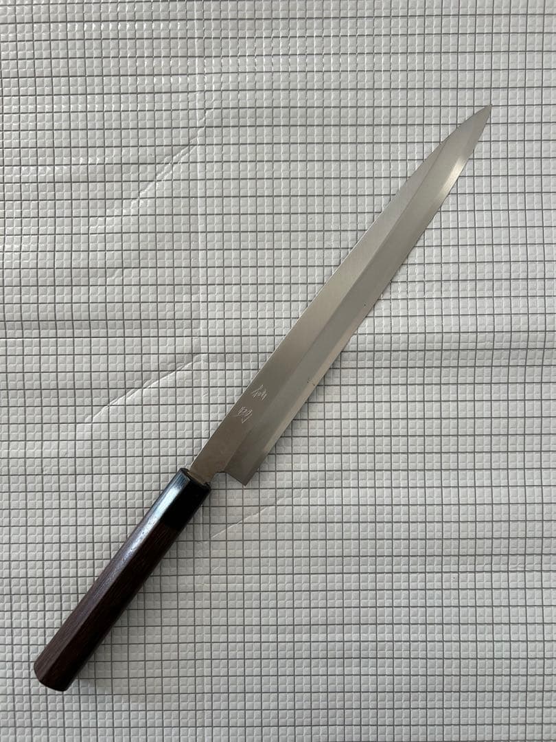 [ヤドカリ様] 仙助 柳刃包丁 安来鋼青紙２号 270mm 紫檀シノギ柄 包丁