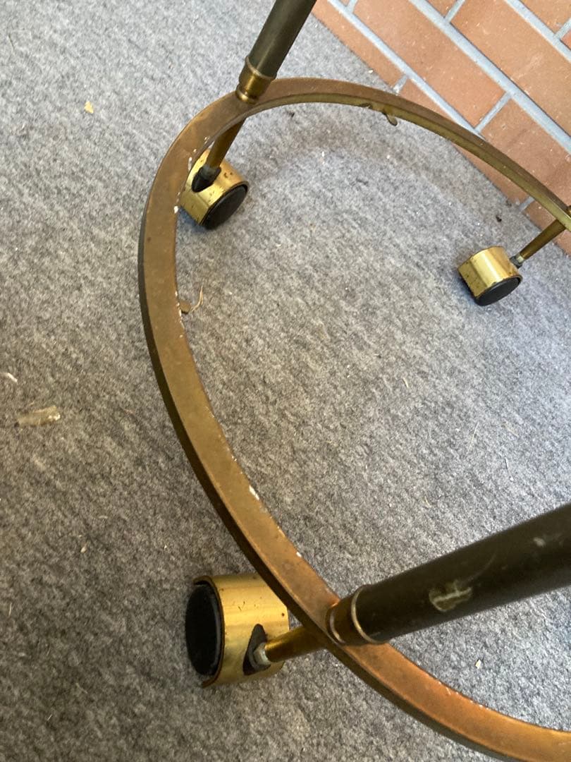 キッチンワゴン　ガーデニング雑貨アンティーク　フラワースタンド　ジャンクガーデン