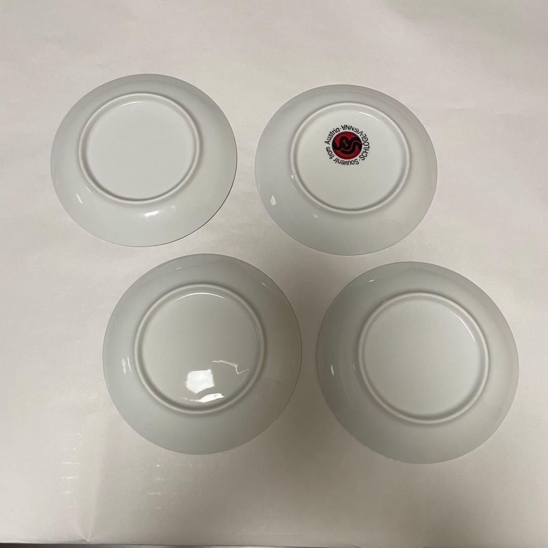 〓美品〓絵皿 春夏秋冬 オーストリア 4枚セット 絵皿たて付き