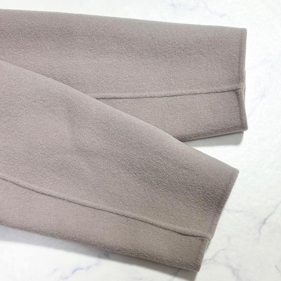 MICA&DEAL マイカ＆ディール / ウールリバーコート グレージュ