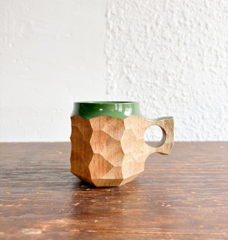 Akihiro WoodWorks ジンカップ 漆 ハイブリッド グリーン ML