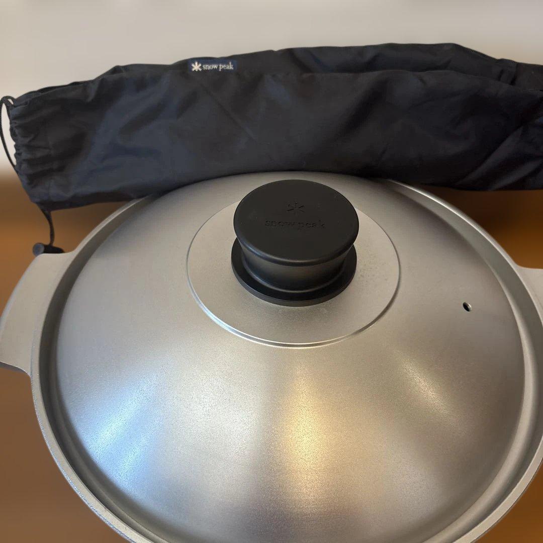 スノーピーク Peak野宴鍋 30CS-250 両手鍋 ケース付き