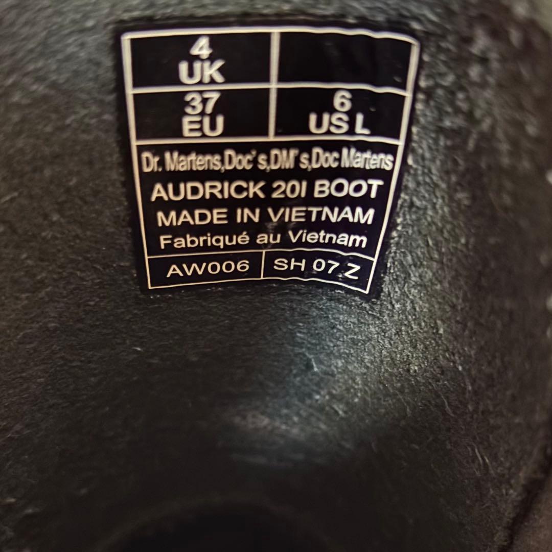 Dr.Martens AUDRICK 20ホール　UK4 ロングブーツ
