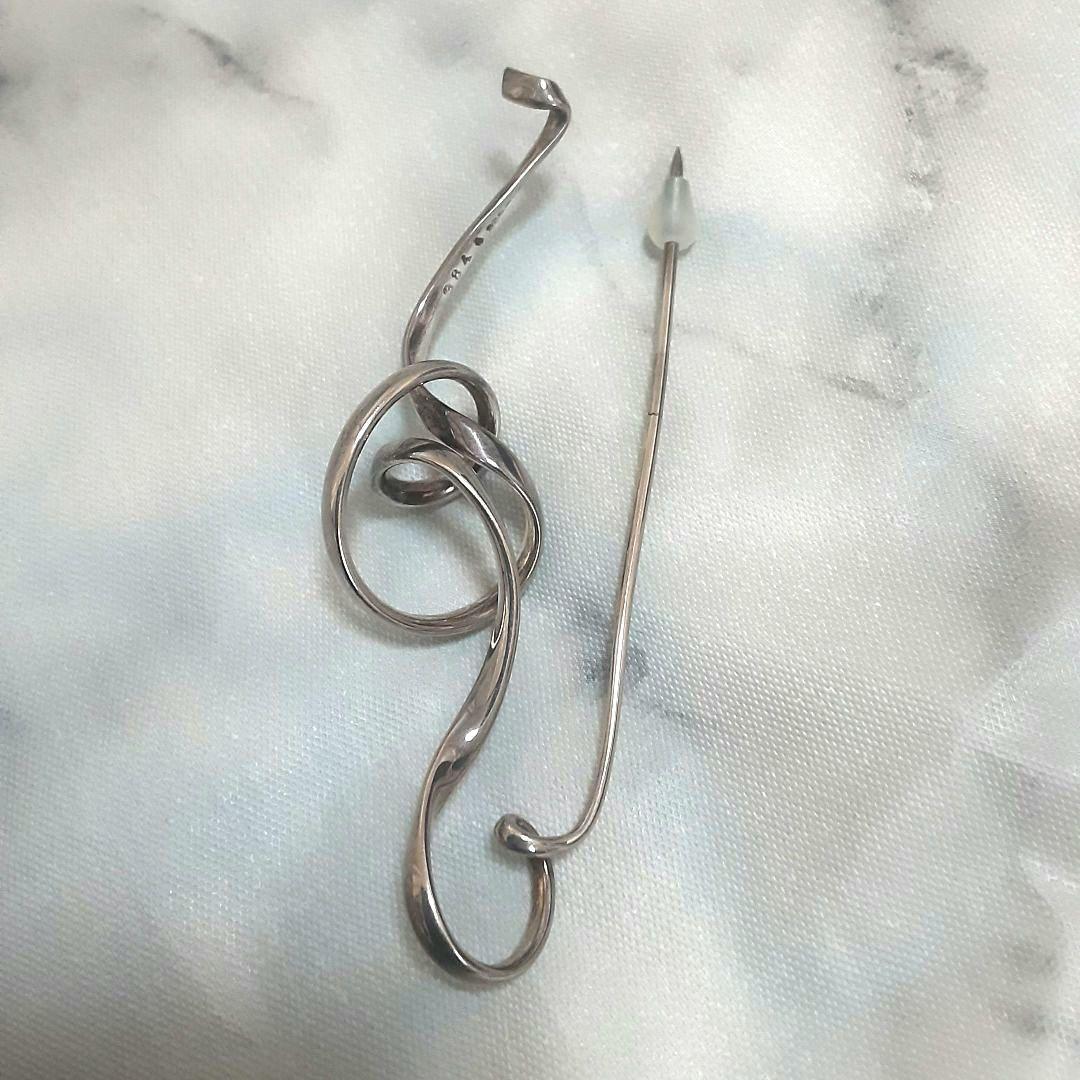   384 フォーゲット ミー ノット ブローチ