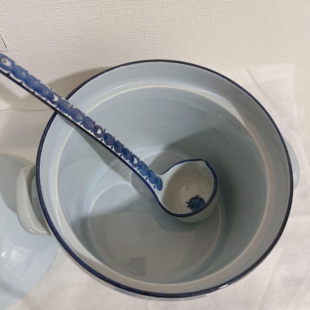 ロイヤルコペンハーゲン　テネラ　ヴィンテージ　蓋付きポット＋レードル