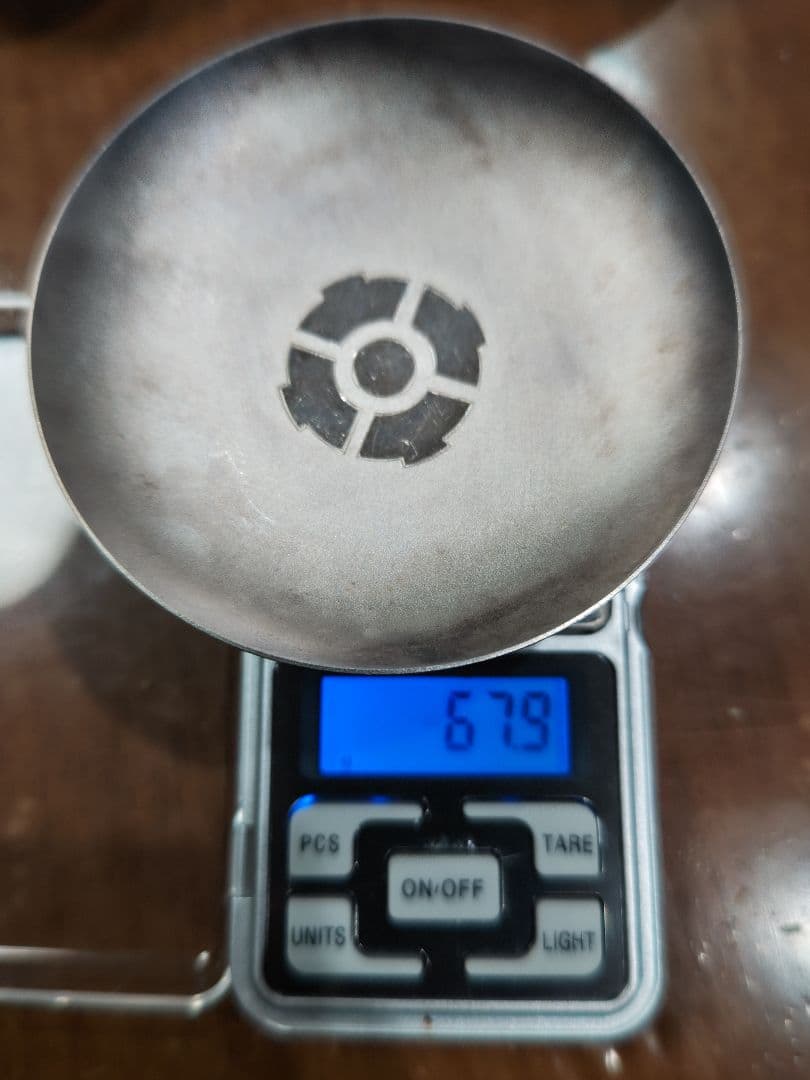 純銀三重盃　 木箱付き