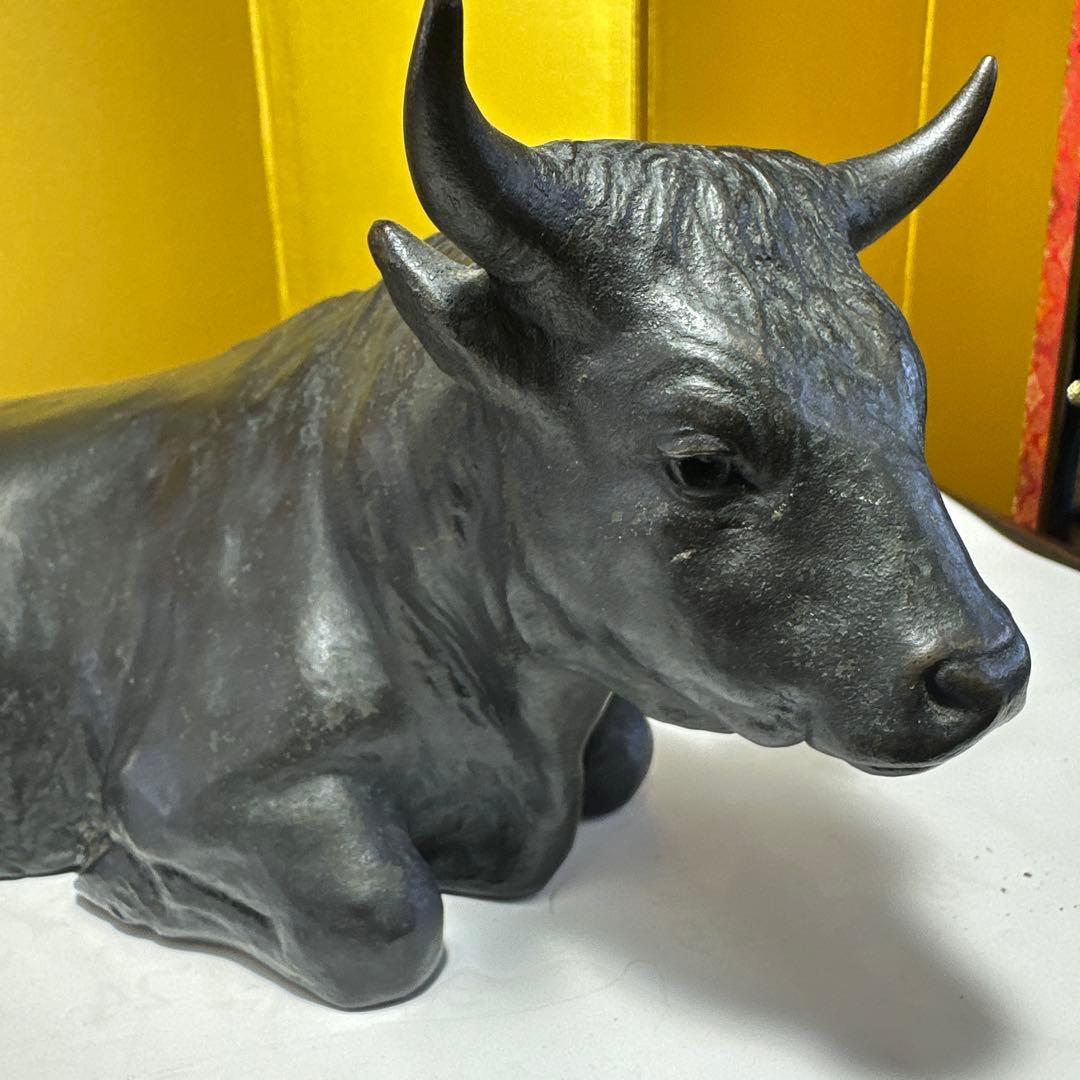 高岡銅器，青銅，牛の銅製彫刻