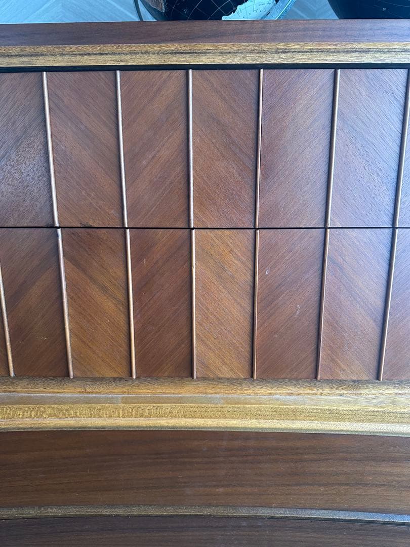 【最終値下】60s ビンテージ　ミッドセンチュリー ウォールナット材 6段タンス