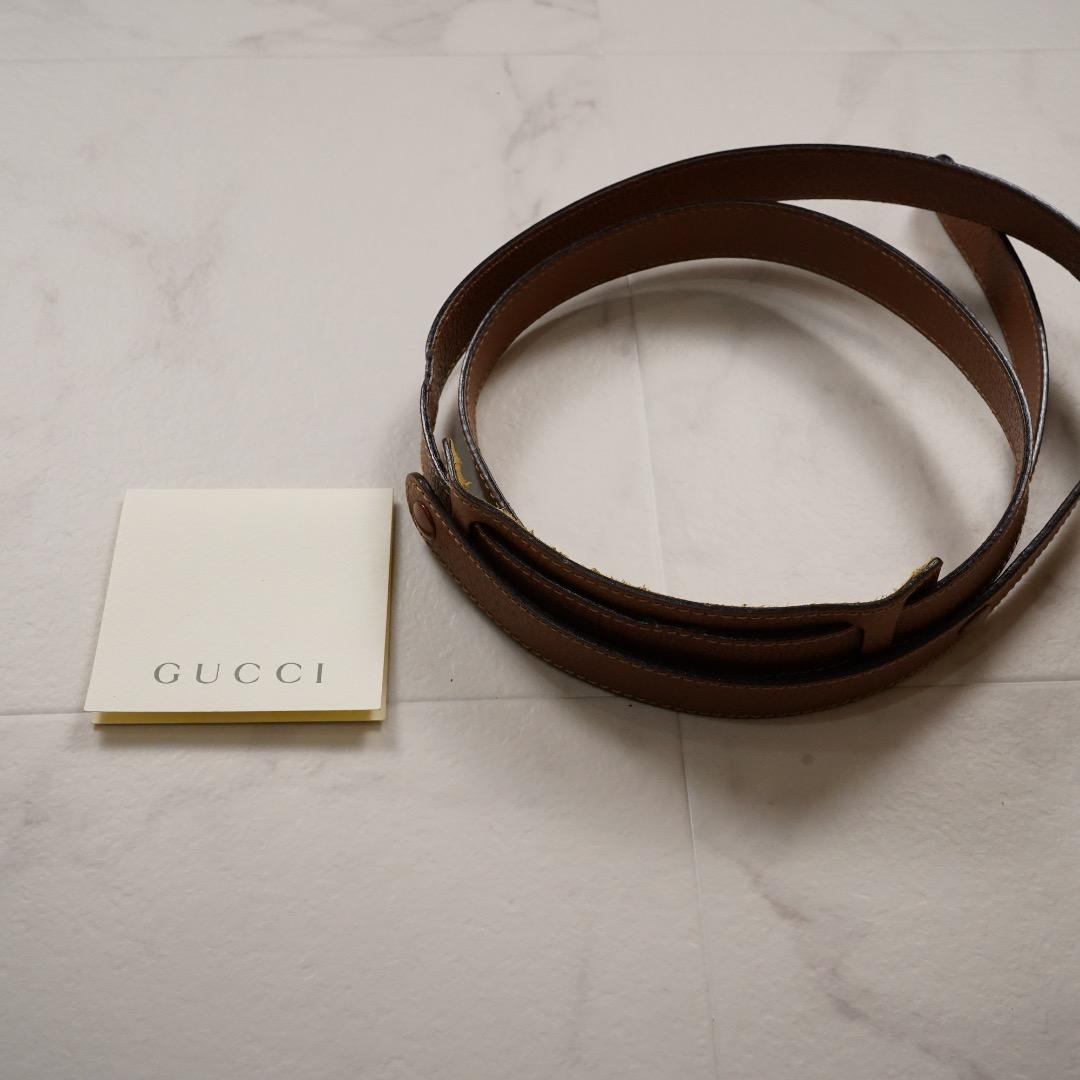 GUCCI ビジネスバッグ 2way バンブー カーフレザー ブラウン