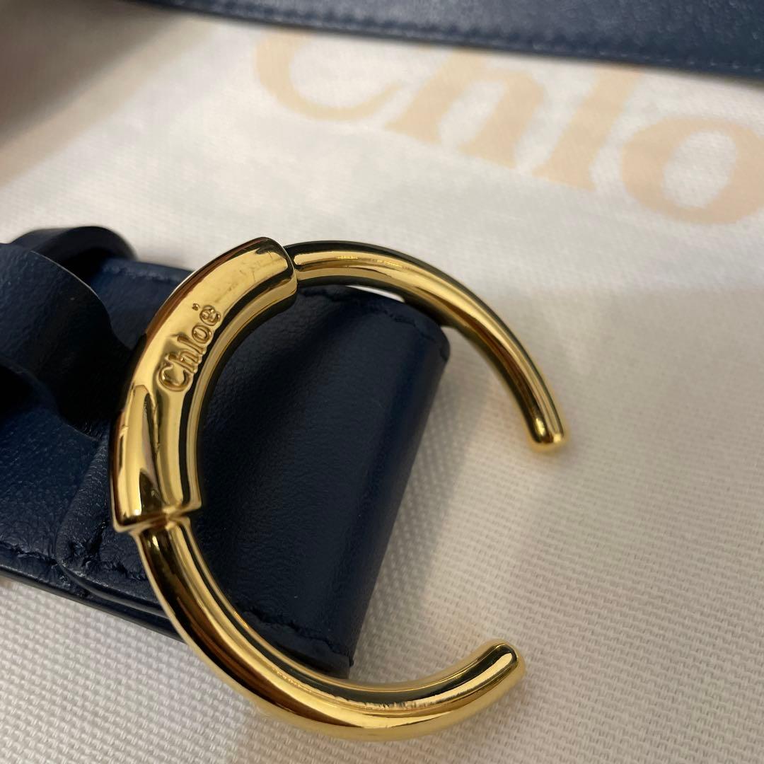 Chloé ネイビー ボディバッグ