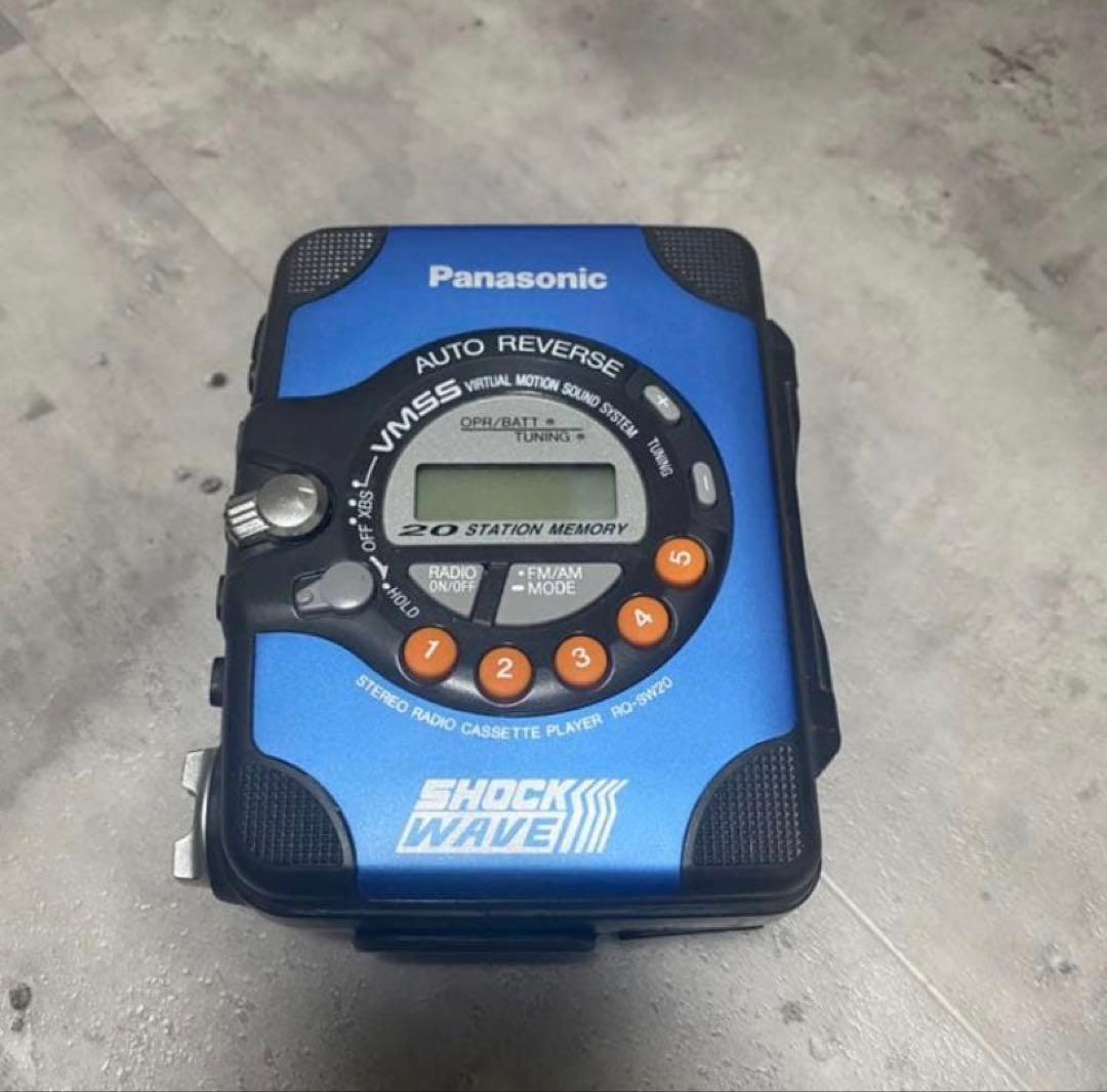 ポータブルプレーヤー Panasonic shock wave RQ-SW20-A