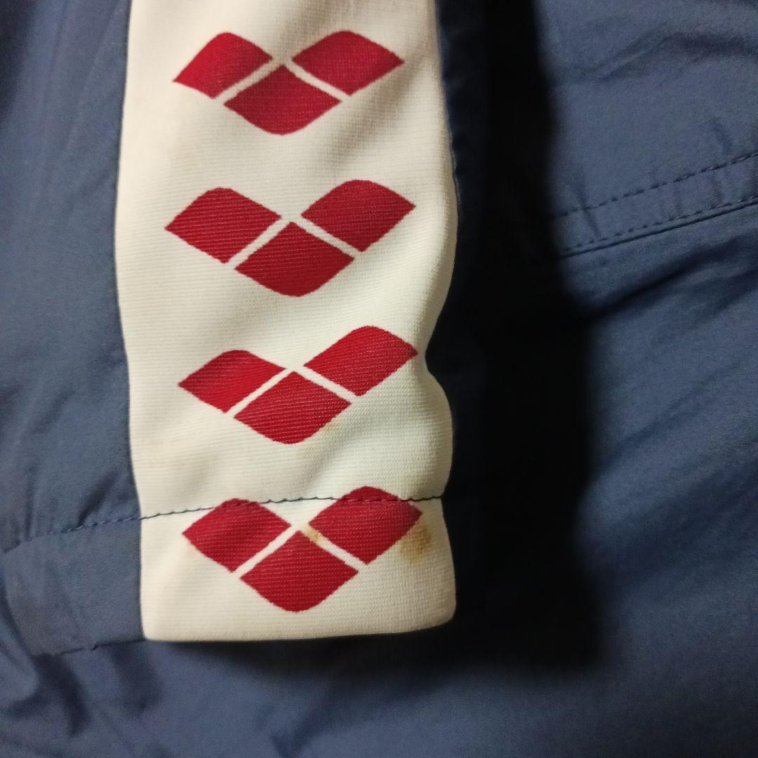 【arena】 フード付きベンチコート　起毛　競泳　サイズＬ