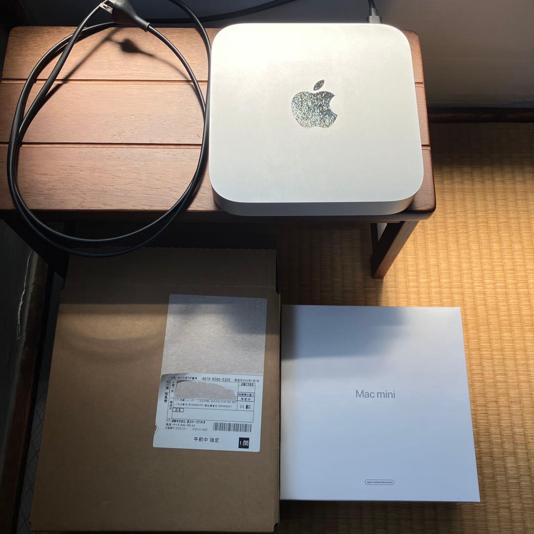Mac mini 整備品 M2 Pro 32GBメモリ MNH73J/Aを拡張