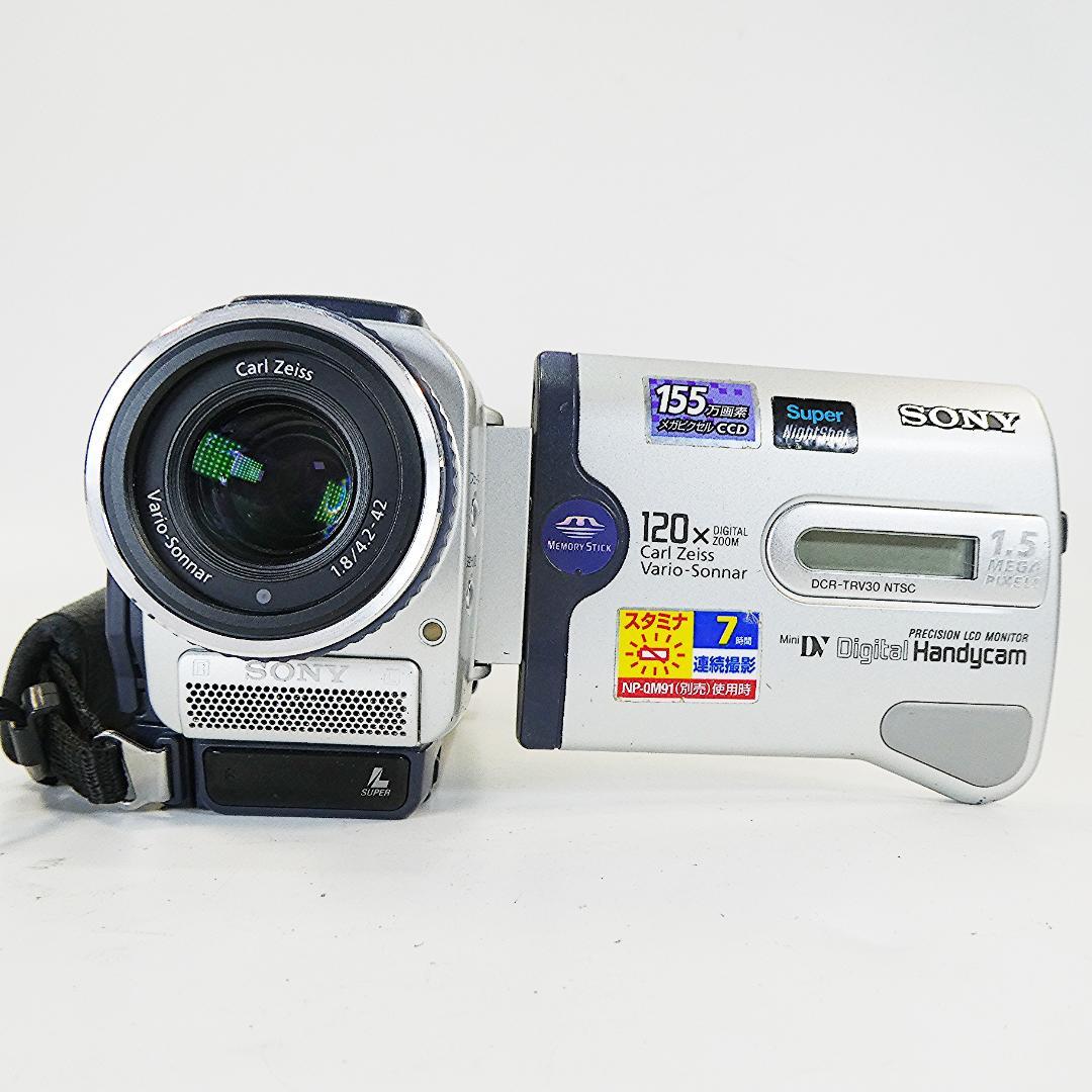 動作品ソニー DCR-TRV30 MiniDVビデオカメラ　DVDダビングに最適