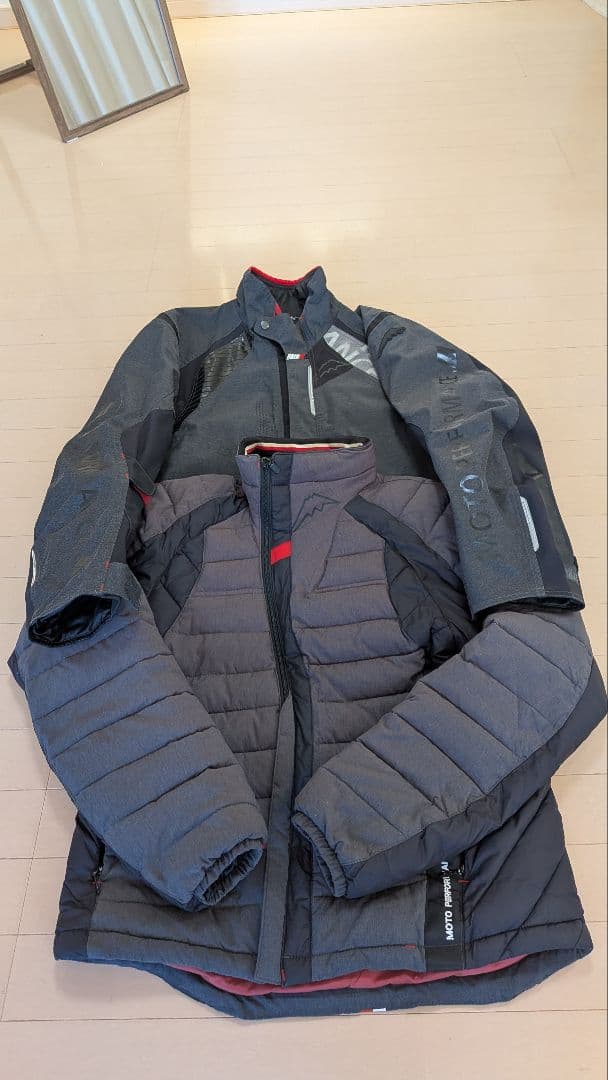 クシタニ　アキュートジャケット（K-2804）LLサイズ　グレー（黒系）