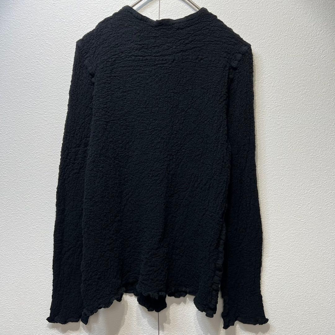 希少 美品 ミー イッセイミヤケ プリーツ カリフラワー デザイン カーディガン