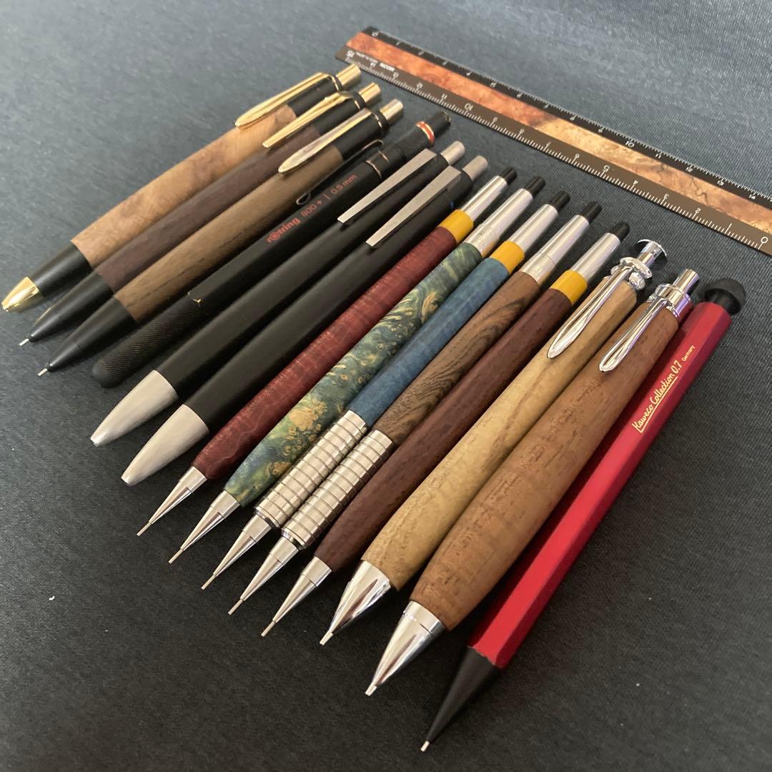 木軸シャーペンまとめ売り　ロットリング800 カベコスペシャル