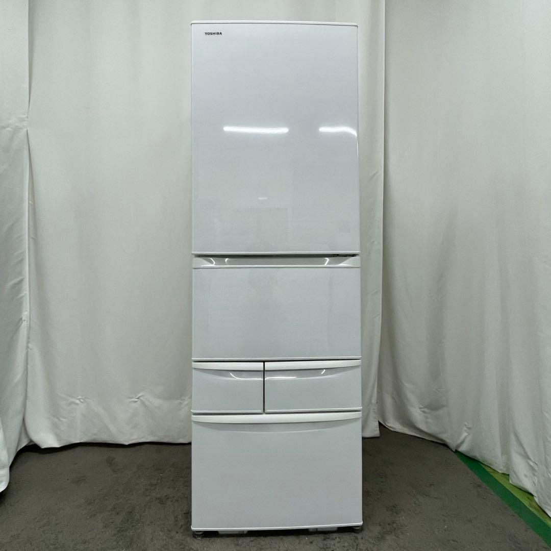 ⭕️設置無料⭕️　東芝　冷蔵庫　400ℓ　23年　極々美品　5ドア　右開き　中古