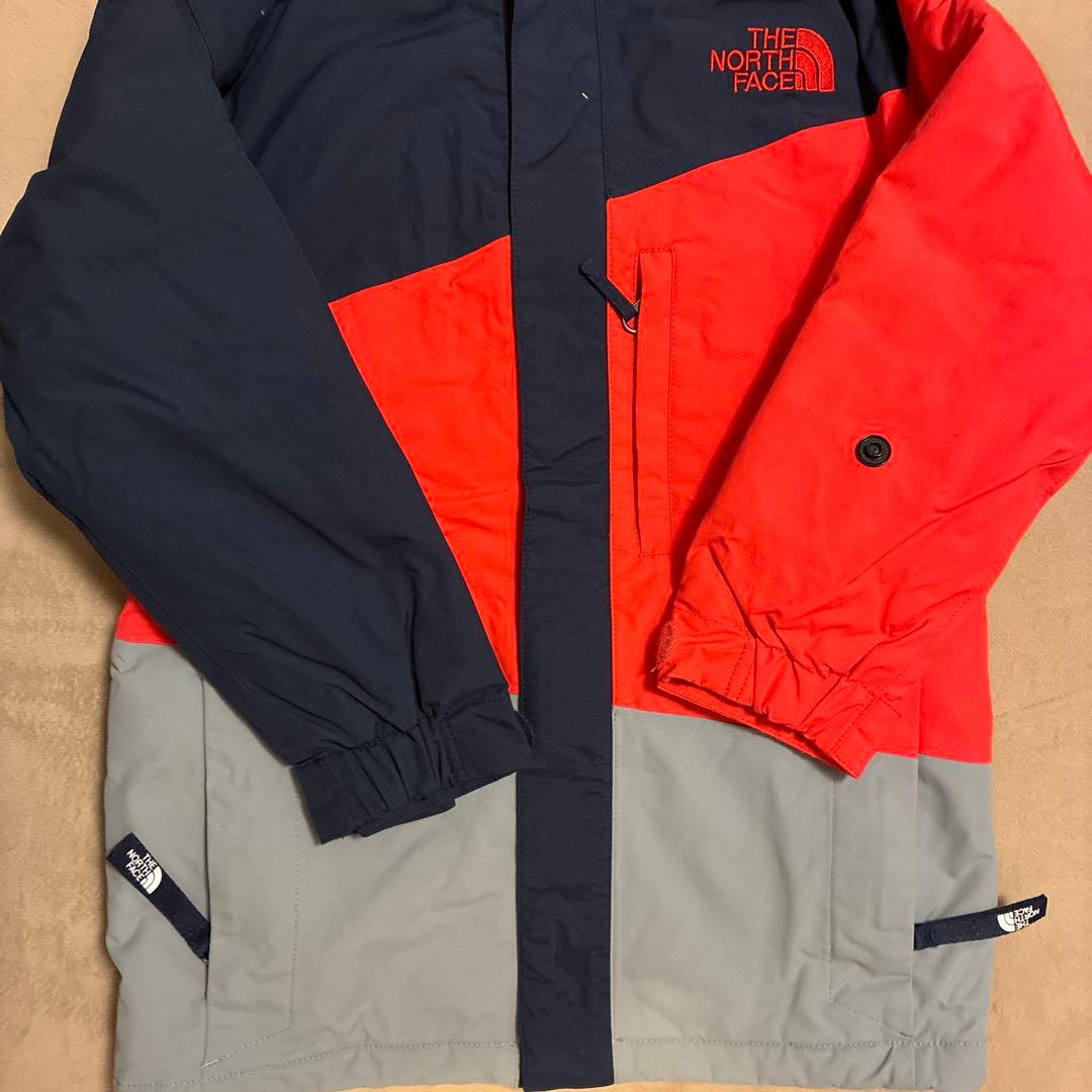 THE NORTH FACE キッズ/スキージャケ/ネイビー/オレンジ/グレー