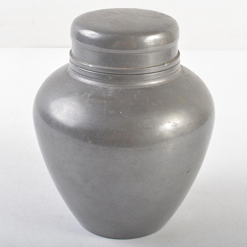 煎茶道具　英祥堂造　古錫　茶壷　茶心壷　約749g　Y　R6145