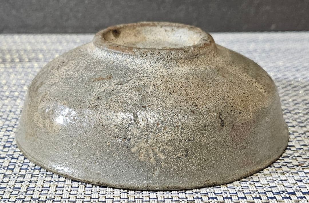 【本物保証❗】朝鮮古陶磁　韓国古陶磁　高麗青磁　李朝青磁　象嵌如意頭文　深皿酒杯