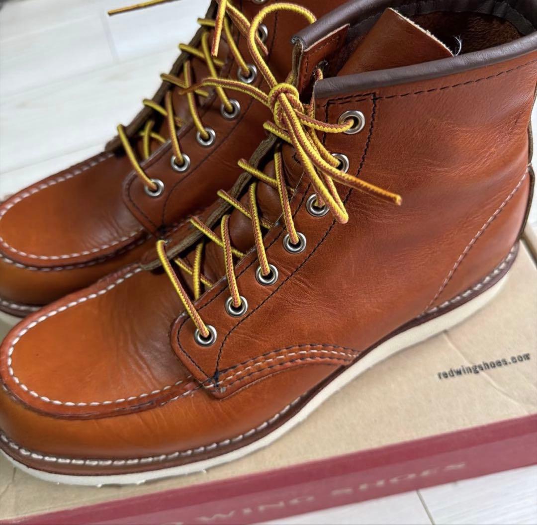 極美品　数回のみ着用　レッドウイング　REDWING 6インチクラシックモック