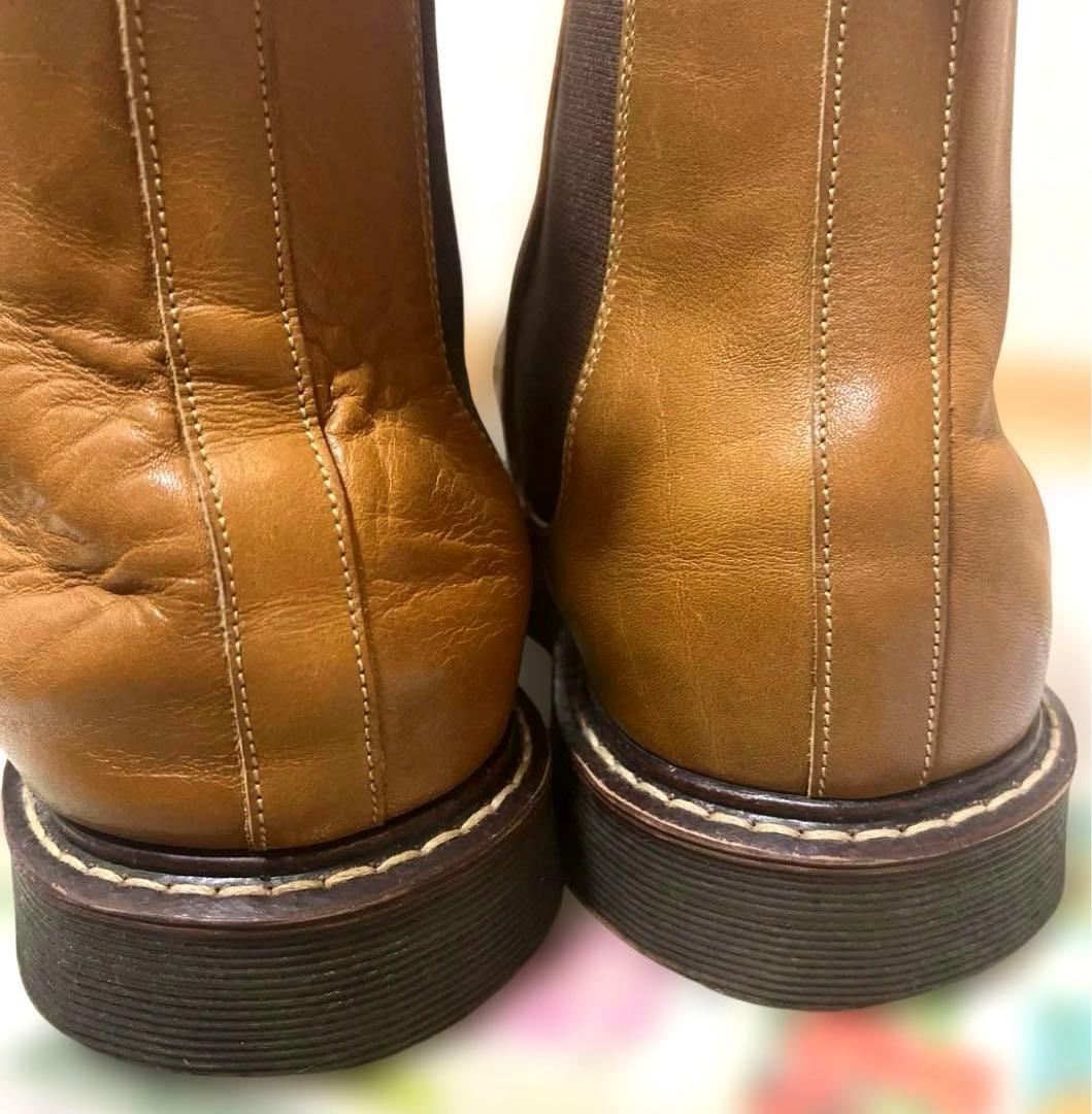 ドクターマーチン　キャメル　レザー サイドゴアブーツ２6cm