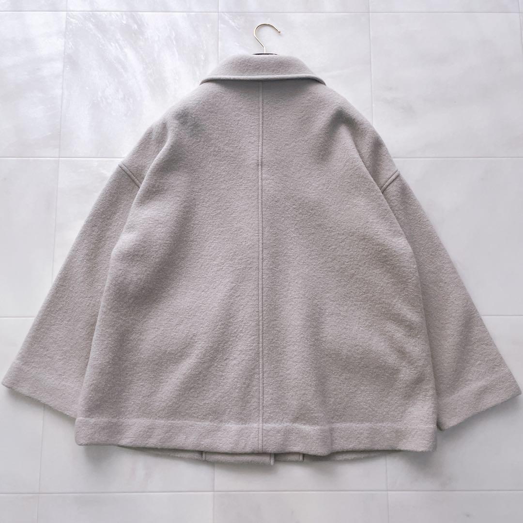 美品✨近年 マッキントッシュ ファインウールニットコート オフホワイト 38