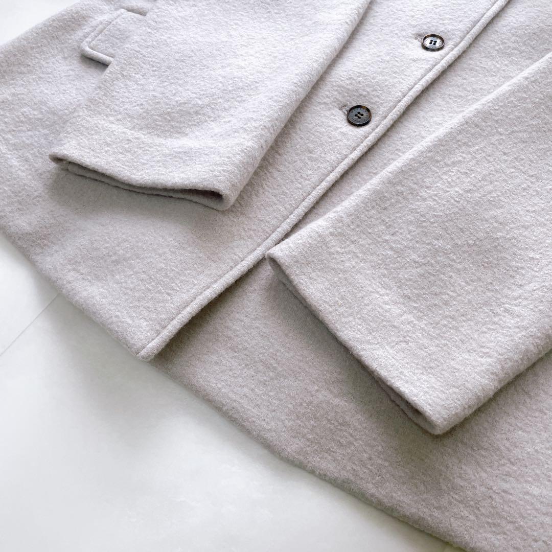 美品✨近年 マッキントッシュ ファインウールニットコート オフホワイト 38