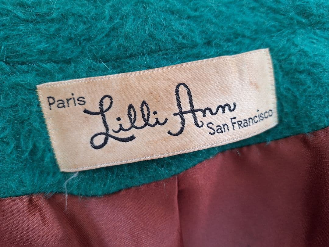 K*I様 アメリカ古着 lilli ann リリアン ウールコート グリーン