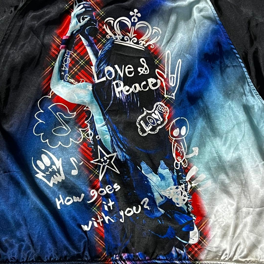 LiSA × GoneR リサ × ゴナー　コラボ リバーシブル　スカジャン　L