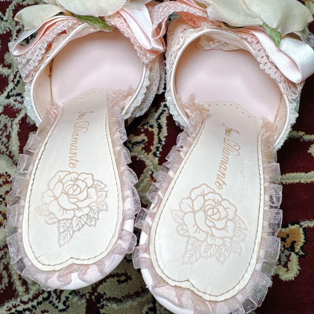 ジーザスディアマンテローズミュール、サンダル、ピンヒール