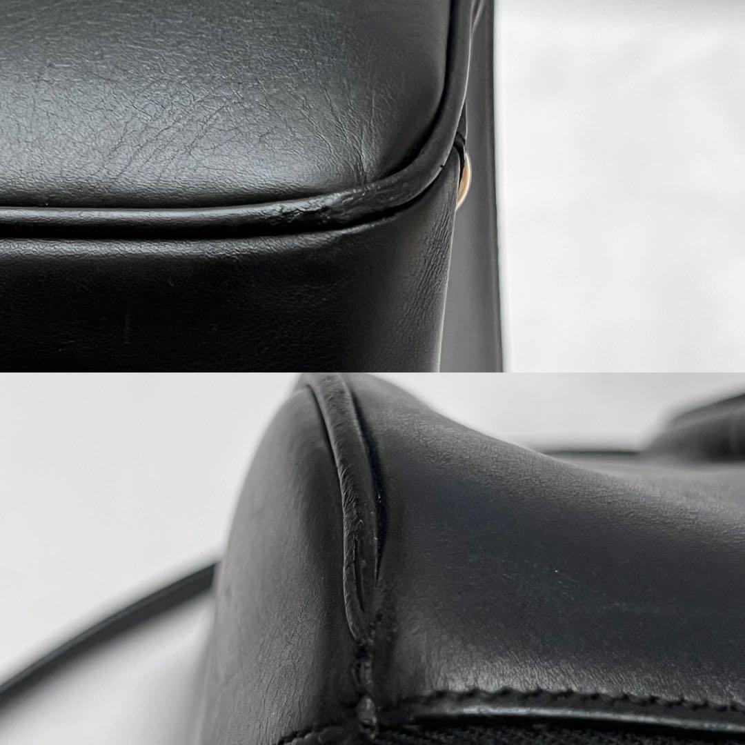 ◇レア美品◇サンローラン　ダッフル6 ショルダーバッグ　ブラック　カーフレザー