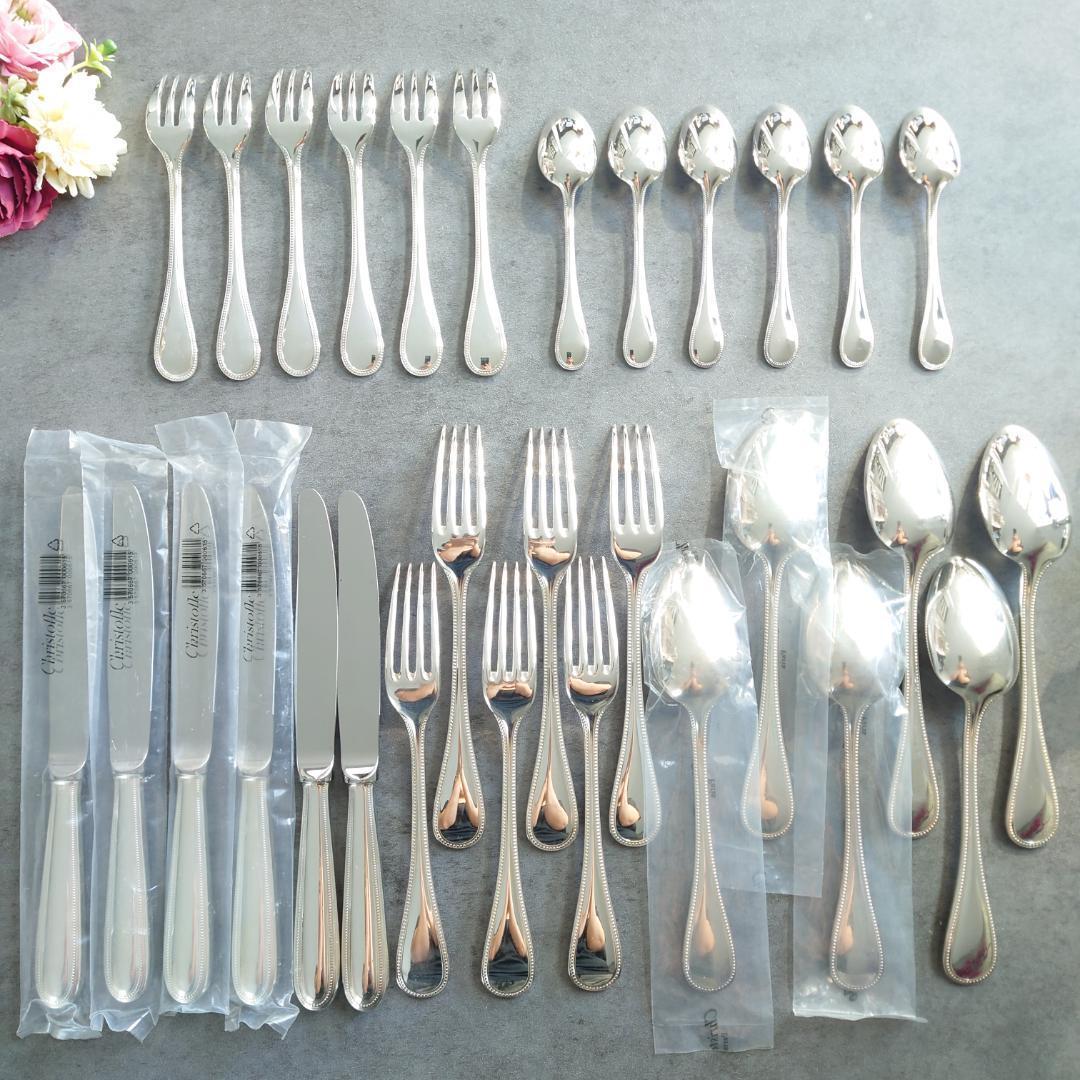 美品 クリストフル パール 未開封含む 30点