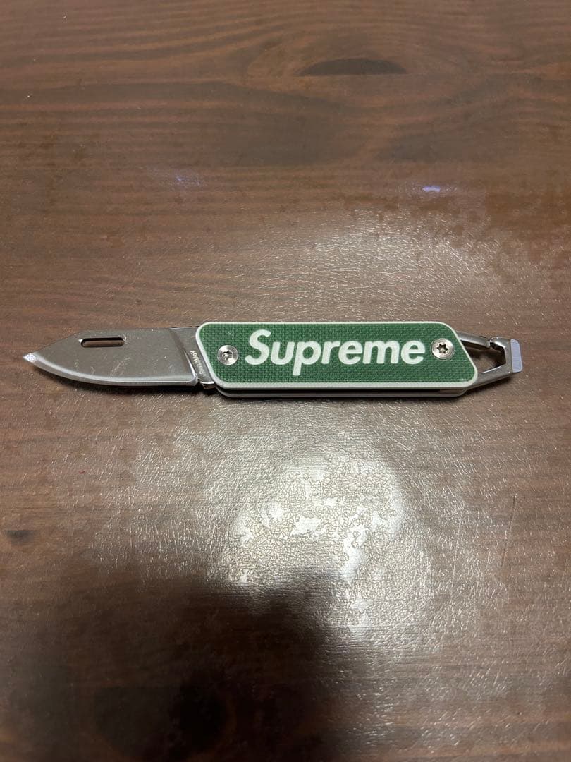 小物 Supreme TRUE Modern Keychain Knife Olive