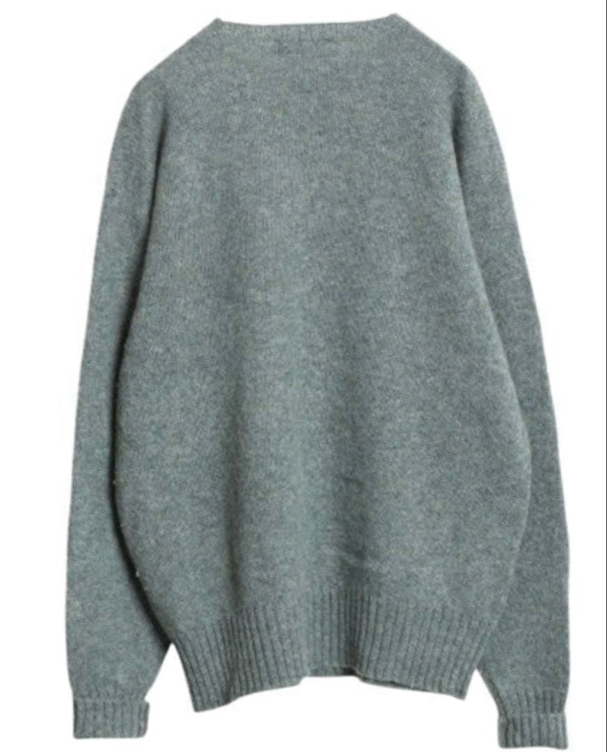 ⭐︎値下げ⭐︎ラルフローレン　ウールセーター L ブルー　グレー