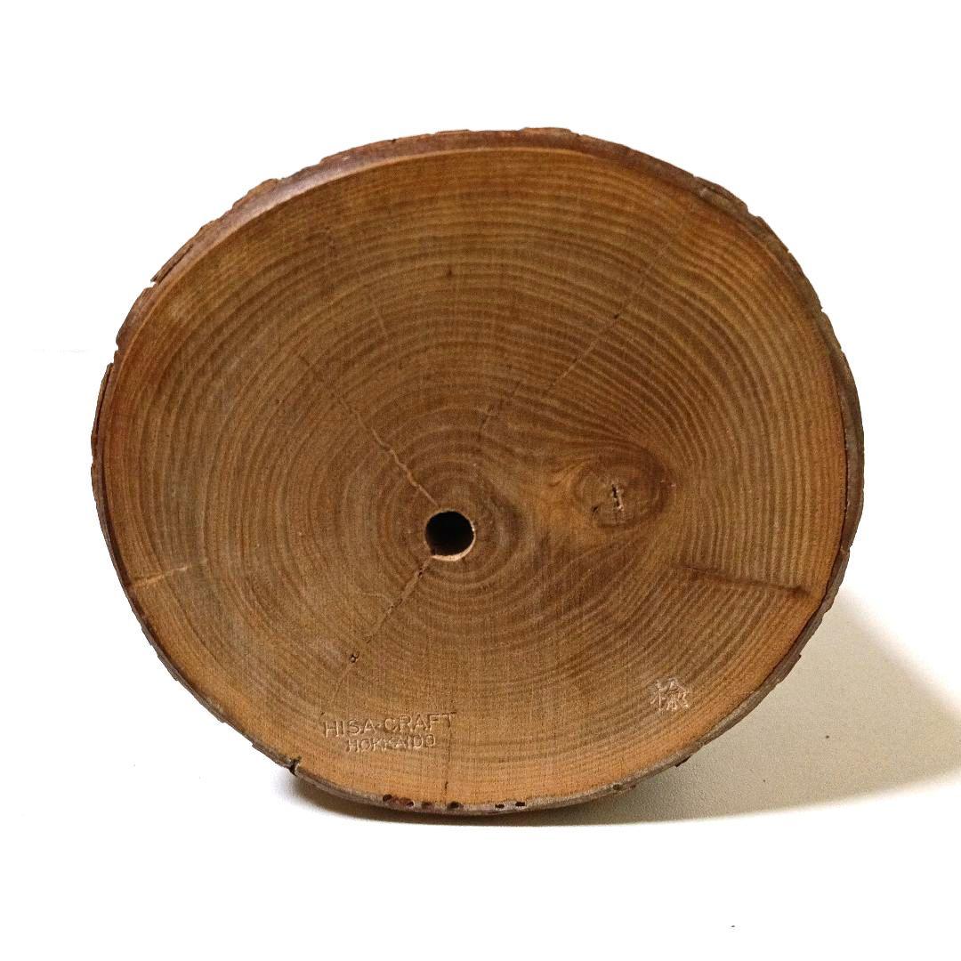 希少 HISA-CRAFT 太田久幸 フクロウ 木の仲間たちシリーズ 旭川 檜