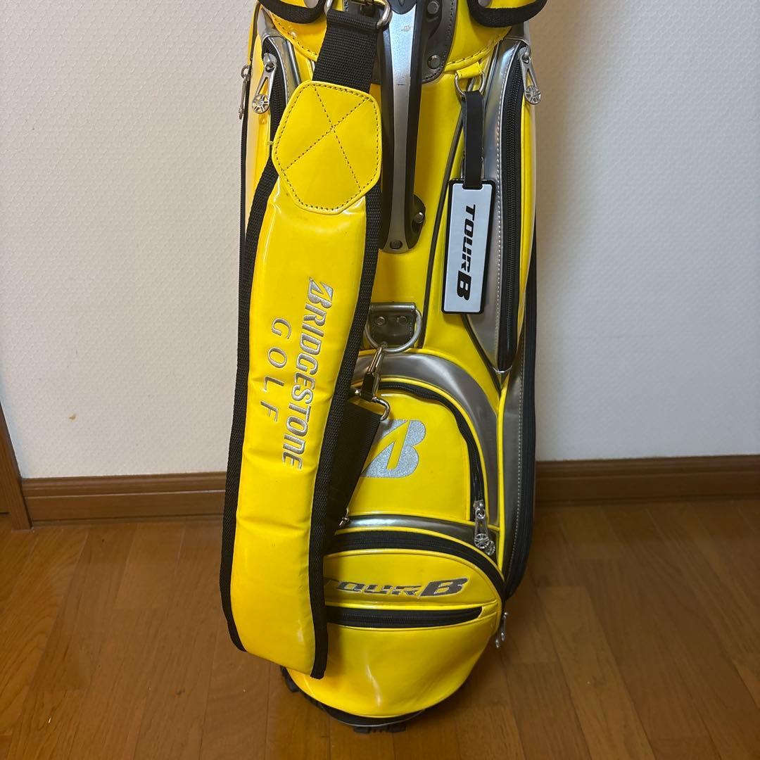 BRIDGESTONE TOUR B キャディーバック　イエロー
