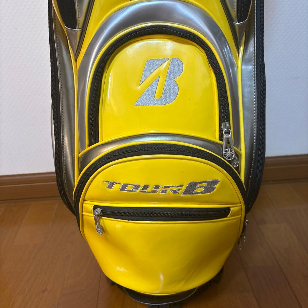 BRIDGESTONE TOUR B キャディーバック　イエロー