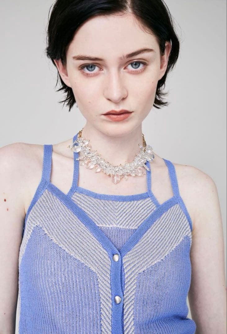 田*美様 Pigment knit camisole MURRAL