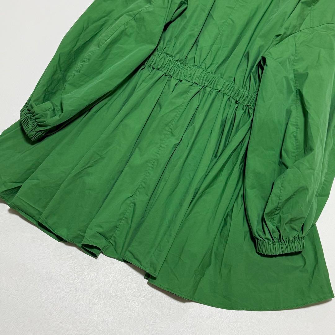 ルフィル　ギャザーブラウス　チュニック フレア Vネック 近年モデル