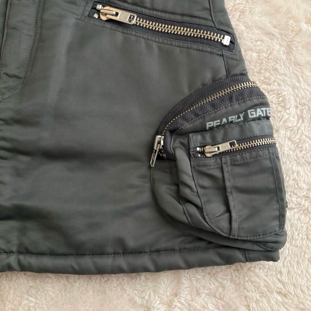 美品！PEARLY GATES ミニスカート 防風防寒　秋冬　中綿