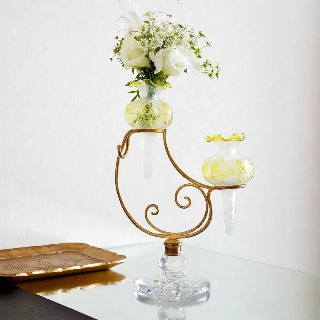 オールドバカラBACCARAT★花器フラワースタンド★極美品★極希少アンティーク