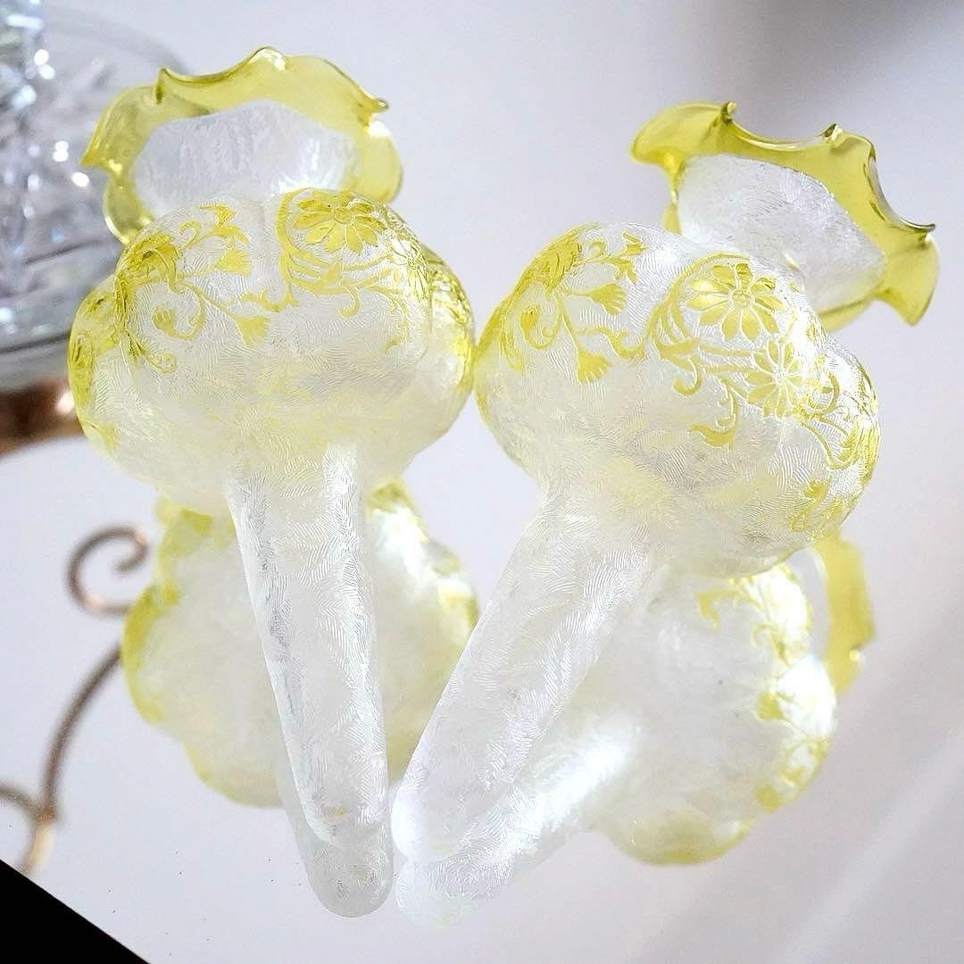 オールドバカラBACCARAT★花器フラワースタンド★極美品★極希少アンティーク