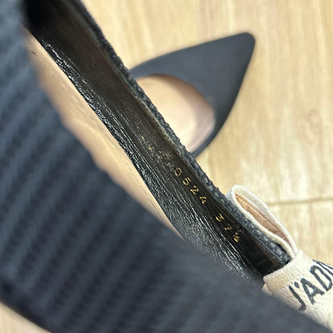 Diorディオール　ジャディオール　スリングバックフラットシューズ37　パンプス