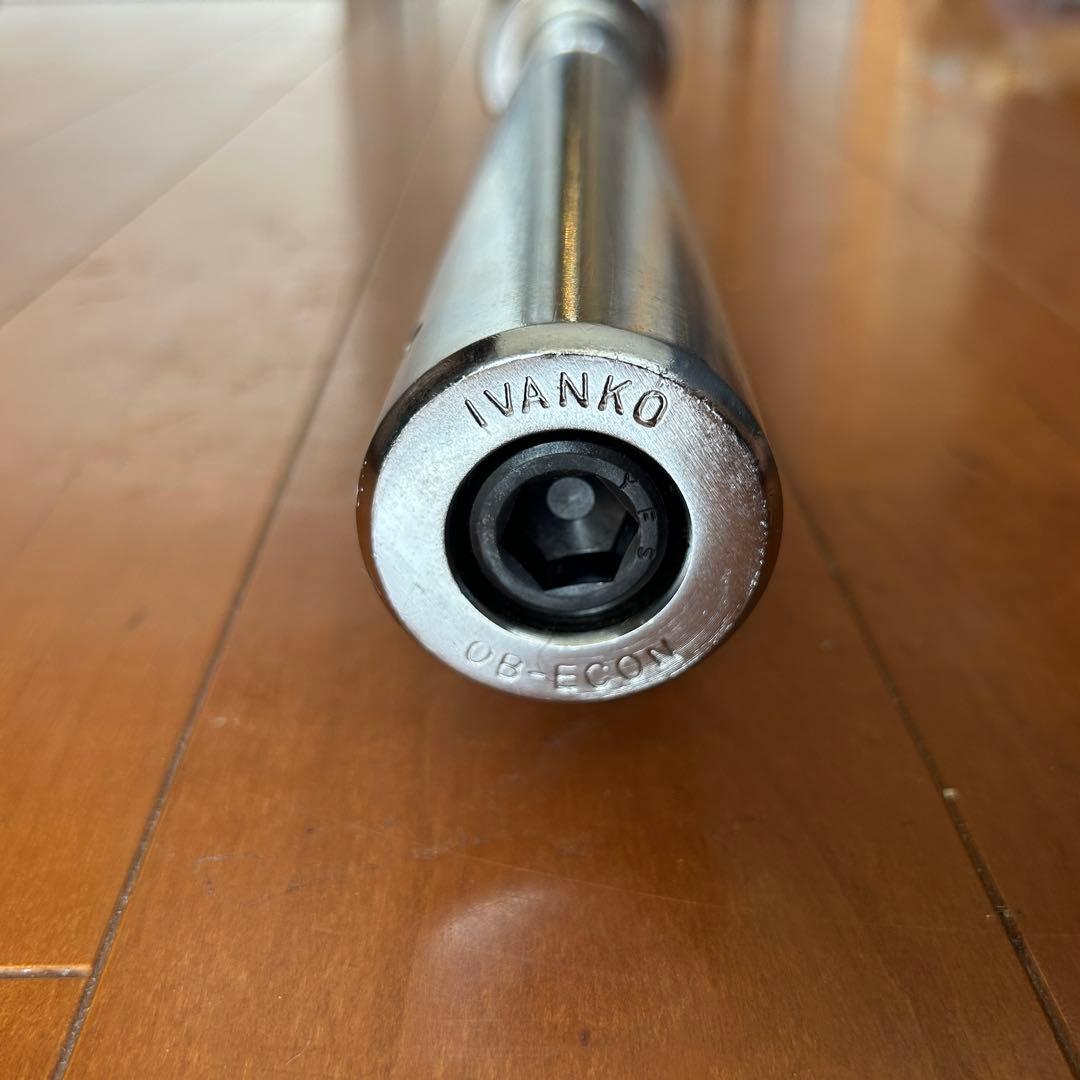 【程度良好】 IVANKO OB-ECON スタンダードオリンピックバー20kg