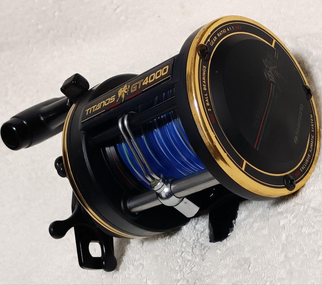 シマノチタノス鯵GT4000良品！新品ライン付